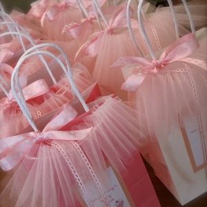 custom-made baby shower candy bags/gift bags